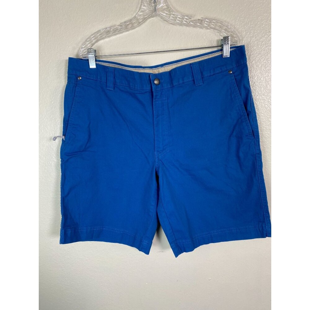 Columbia Blue‎ Cargo Shorts Men Size 38 x 10" Outdoor Hiking Camping Gorpcore